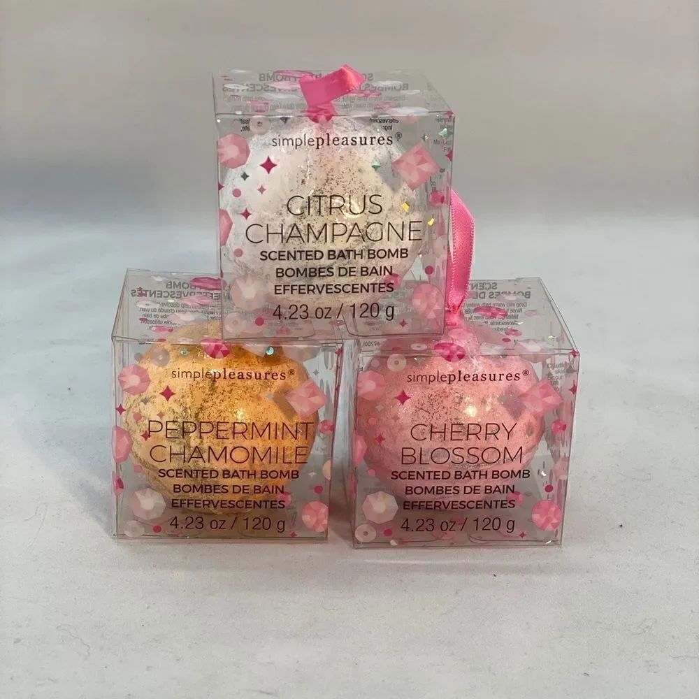 3 new bath bombs
